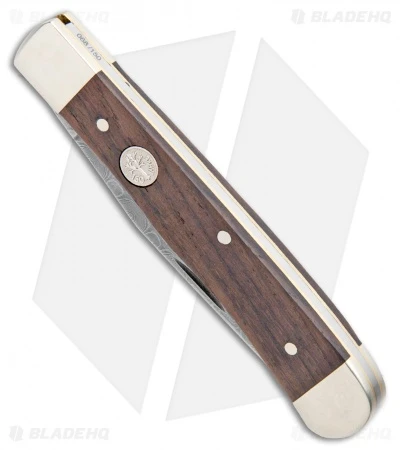 Boker Trapper 150th Anniversary Damascus Series Pocket Knife 4.125" Chestnut 2 Boker Trapper 150th Anniversary Damascus Series Pocket Knife 4.125" Chestnut - Image 2