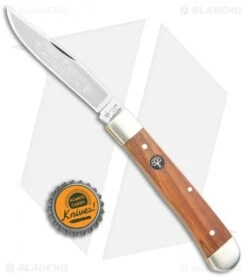 Boker Trapper Pocket Knife 4.125" Plumwood 112585 7 Boker Trapper Pocket Knife 4.125" Plumwood 112585 -Boker Sales Store Boker Trapper Plumwood 112585 BHQ 105694 jr bottlecap