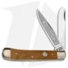 Boker Trapper Pocket Knife 4.25" Whiskey Barrel Wood (110493TWB)