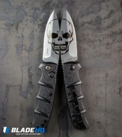 Boker Skull Kalashnikov Dagger Automatic Knife (3.25" Stonewash D2) -Boker Sales Store Untitled 1Boker Skull Kalashnikov Dagger Automatic Knife BHQ75532 kp steel web