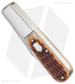 Boker Plus Barlow Knife 3.25" Brown Jigged Bone 01BO493 -Boker Sales Store boker 01bo493 bottom cm