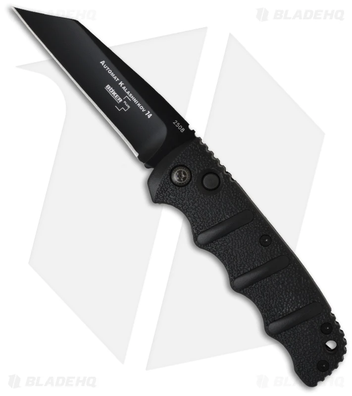 Boker Kalashnikov Reverse Tanto Wharncliffe Automatic Knife (3.25" D2 Black) 1 Boker Kalashnikov Reverse Tanto Wharncliffe Automatic Knife (3.25" D2 Black)