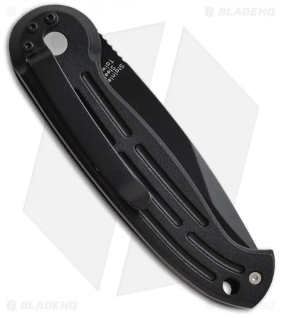 Boker Magnum Tanto Automatic Knife Black (3.25" Black Serr) 01BO018S 2 Boker Magnum Tanto Automatic Knife Black (3.25" Black Serr) 01BO018S - Image 2