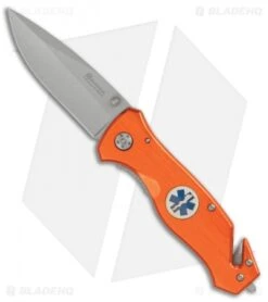 Boker Magnum To Serve & Protect Medic Liner Lock Knife (4.75" Satin) 01MB364