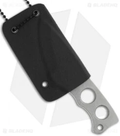 Boker Plus Mega Mini Fixed Blade Neck Knife (2" Stonewash) 02BO258 -Boker Sales Store boker plus 02bo258 sheatht