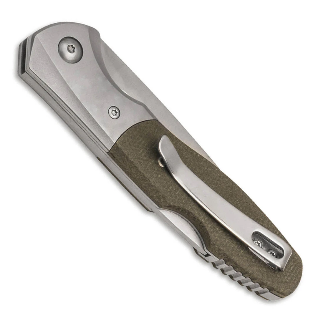 Boker Magnum Nice Green Micarta Folding Knife 2 Boker Magnum Nice Green Micarta Folding Knife - Image 2